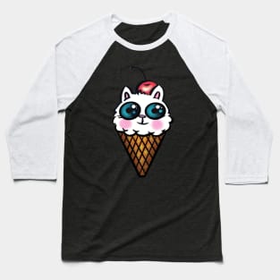 Kitty Cone Baseball T-Shirt